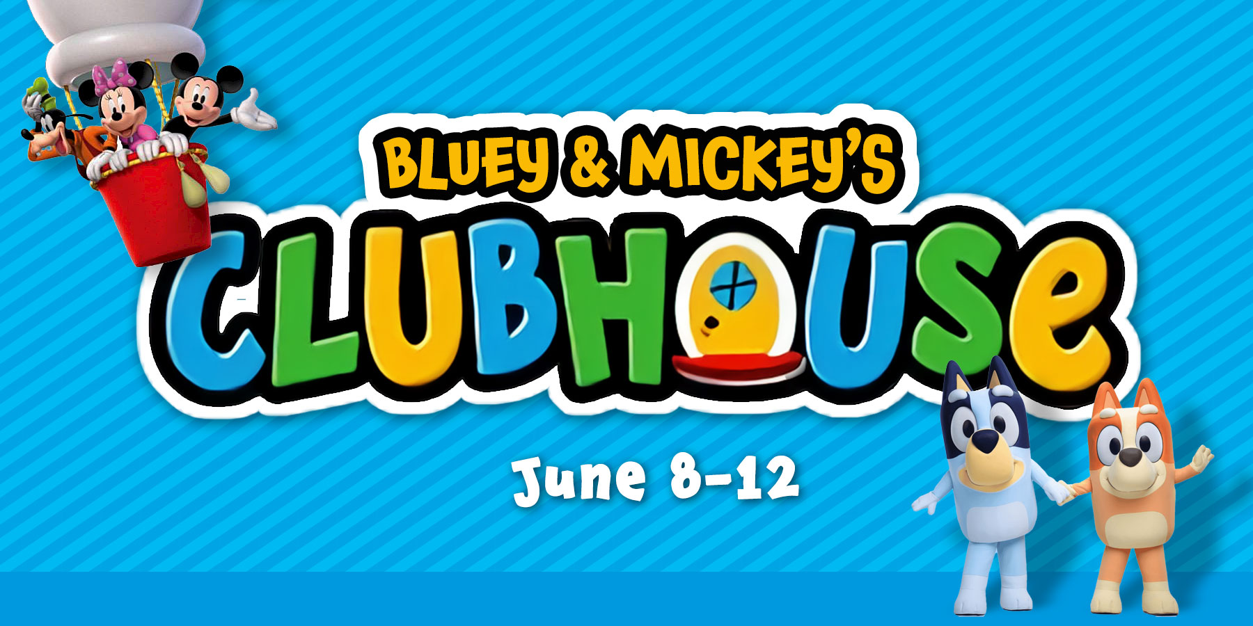 Bluey and Mickey's Clubhouse