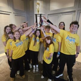 SHINE Musical Theatre students from Charlotte Academy of Music earn the Excellence in Acting Award at the 2026 Jr Theatre Festival