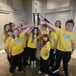 SHINE Musical Theatre students from Charlotte Academy of Music earn the Excellence in Acting Award at the 2026 Jr Theatre Festival