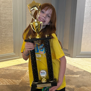 Savannah at Jr Theatre Festival with SHINE Musical Theatre of Charlotte Academy of Music