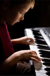 Boy Playing Piano